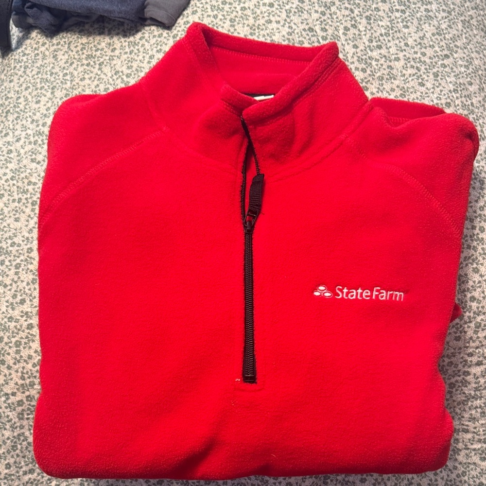 State Farm ladies 1/2 zip pullover.